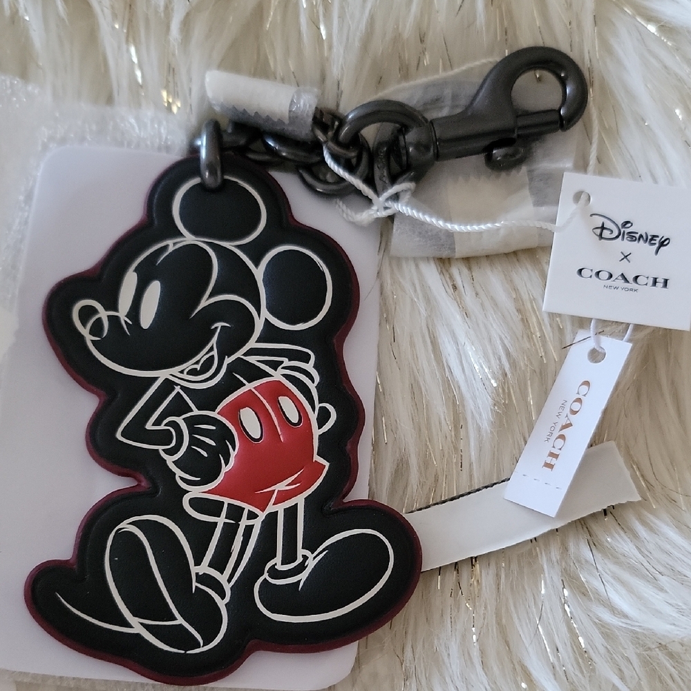 Disney x Coach Mickey Mouse Keychain